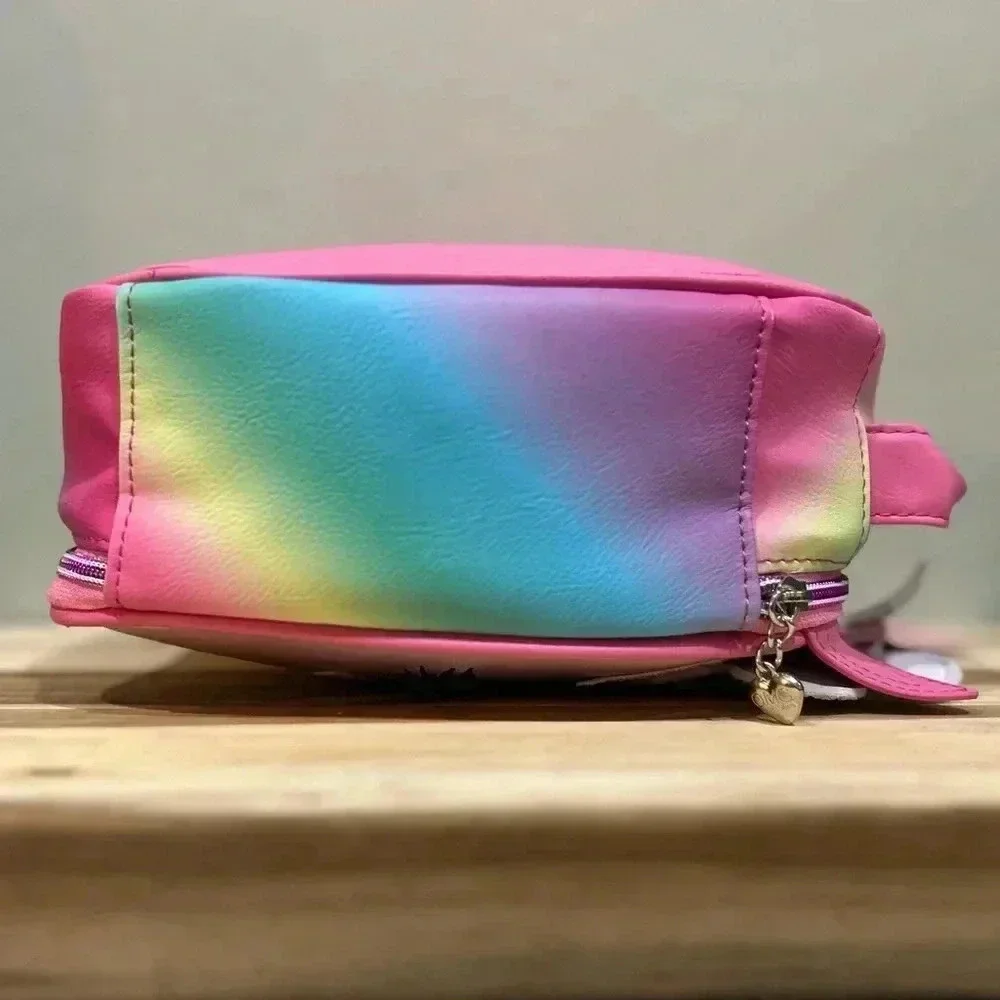 Miss Gwens OMG Accessories Insulated Lunch Bag Rainbow Glitter Accents NWTS